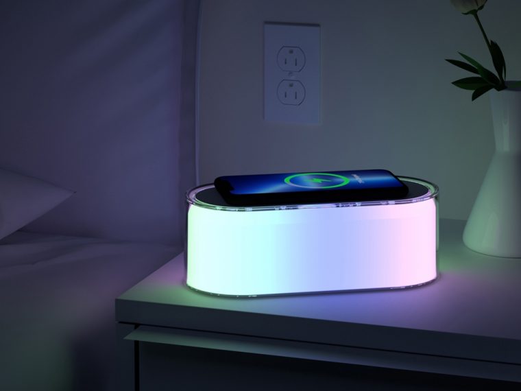 Ночник с беспроводной зарядкой и RGB подсветкой «Miracle», 15 Вт — изображение 7