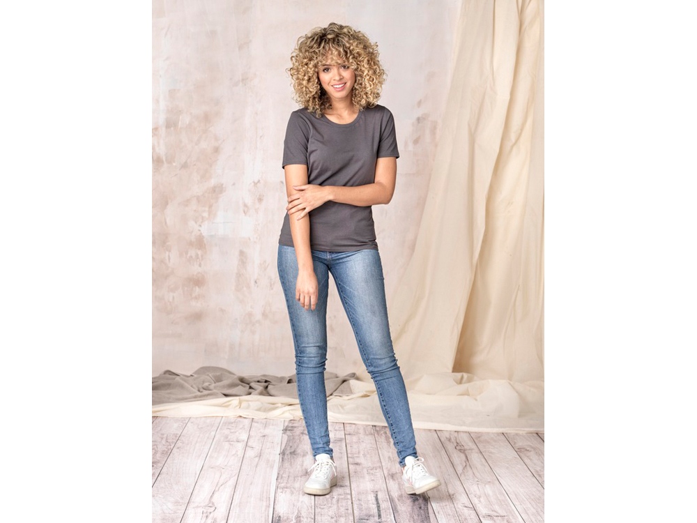 Футболка «Azurite» из натуральных материалов, женская — изображение 4