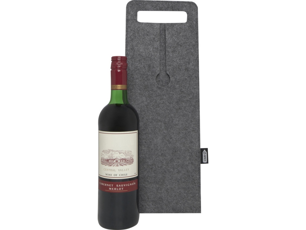 Сумка-чехол для бутылки вина «Felta» из переработанного фетра — изображение 4