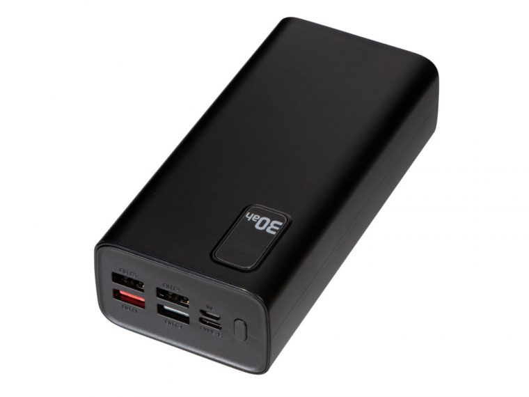 Портативный внешний аккумулятор «FAST», 30000 mAh — изображение 4