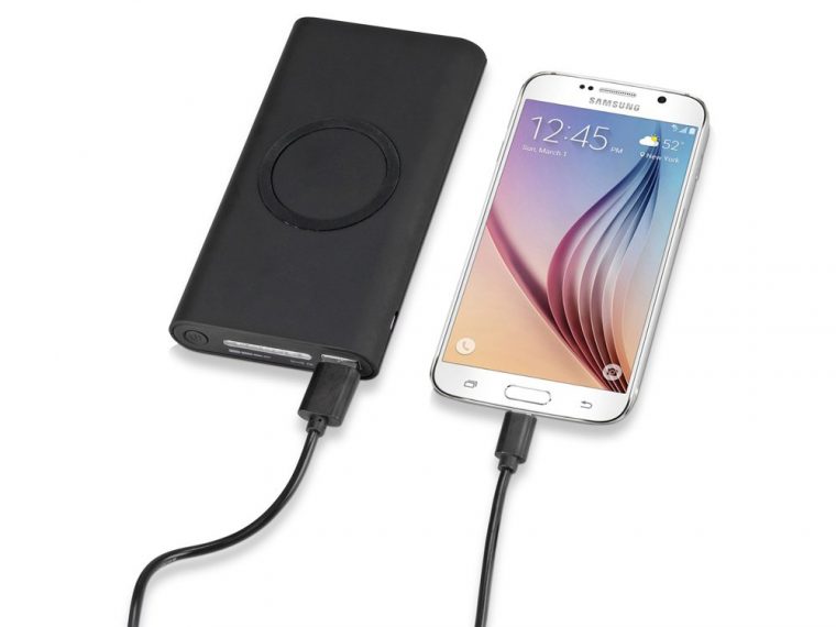 Набор из внешнего аккумулятора и беспроводной зарядки «Force», 8000 mAh — изображение 3