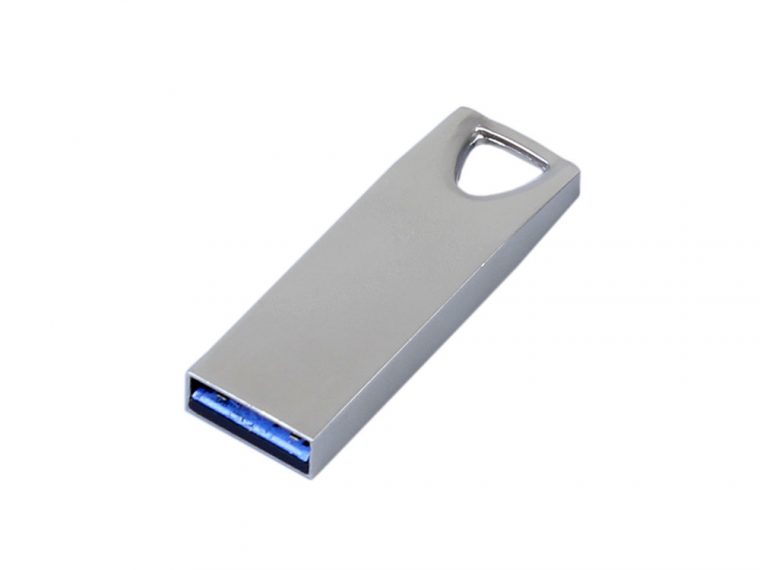 USB 2.0-флешка на 512 Мбайт с мини чипом и отверстием для цепочки — изображение 2