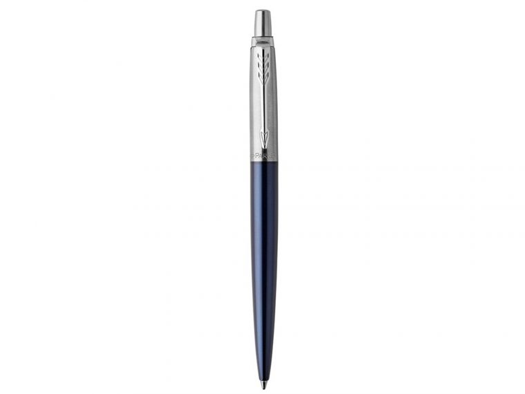 Набор из 2х ручек в подарочной коробке: Parker «Jotter Essential, Royal Blue CT и Parker Jotter Essential, St. Steel СT» — изображение 3