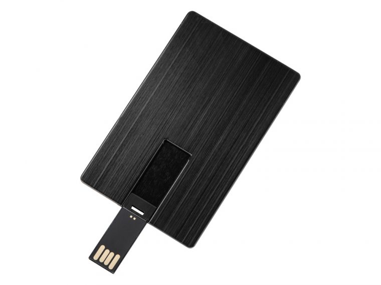 USB-флешка на 16 Гб «Card Metal» в виде металлической карты — изображение 2