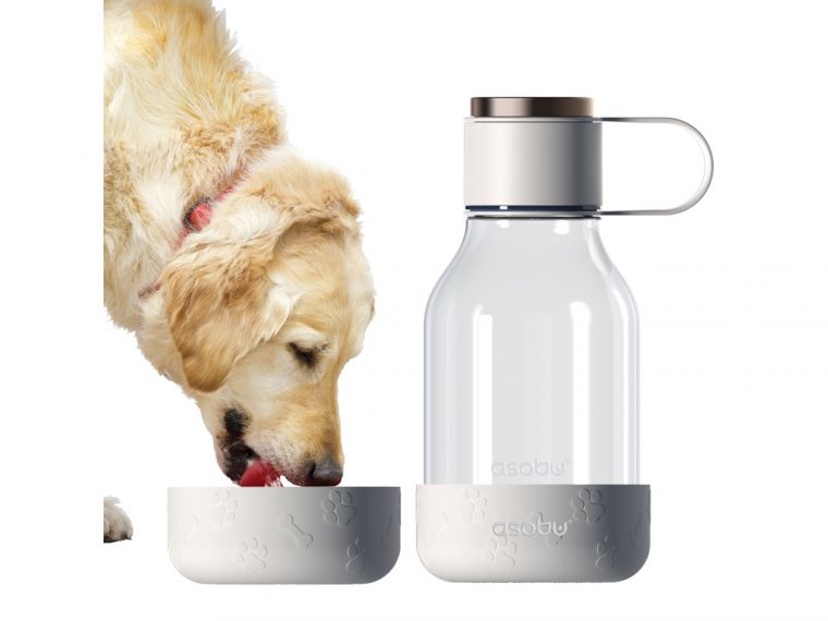 Бутылка для воды 2-в-1 «Dog Bowl Bottle» со съемной миской для питомцев, 1500 мл — изображение 2