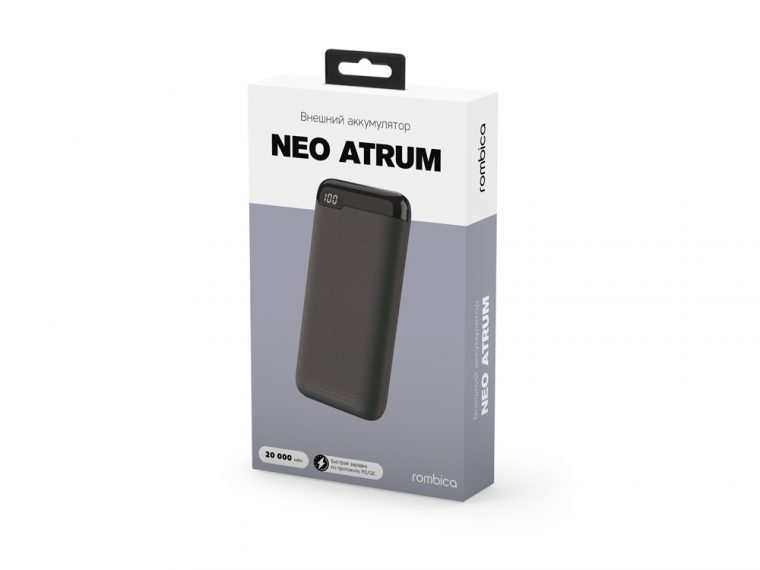 Внешний аккумулятор «NEO Atrum», 20000 mAh — изображение 4