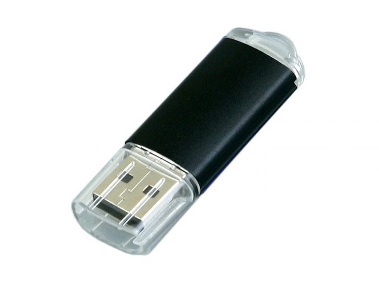 USB 2.0- флешка на 16 Гб с прозрачным колпачком — изображение 3