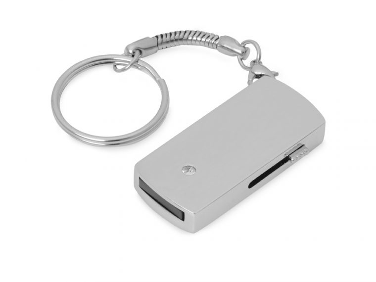 USB 2.0- флешка на 16 Гб с выдвижным механизмом и мини чипом — изображение 3