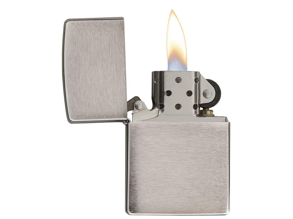 Зажигалка ZIPPO Classic с покрытием Brushed Chrome — изображение 2