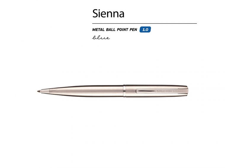 Ручка металлическая шариковая «Sienna» — изображение 2