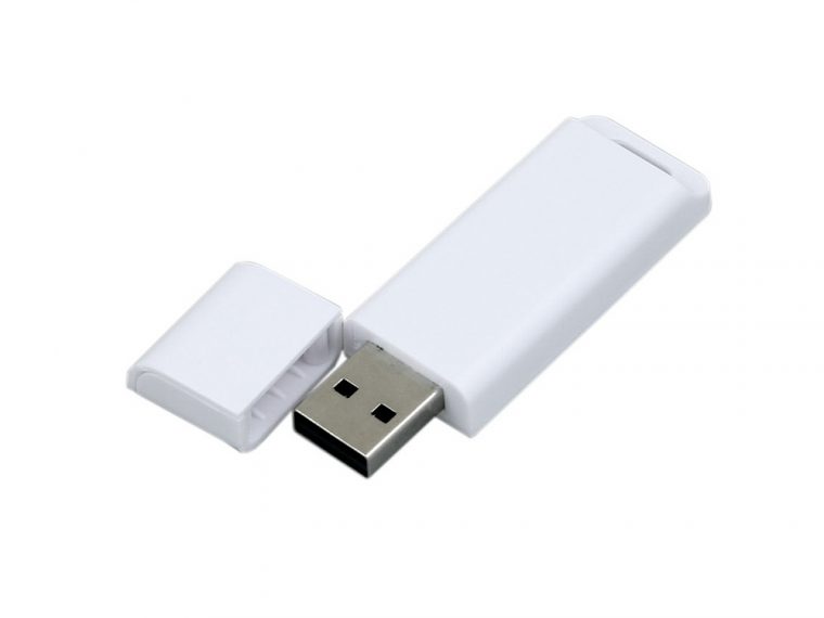 USB 2.0- флешка на 16 Гб с оригинальным двухцветным корпусом — изображение 2