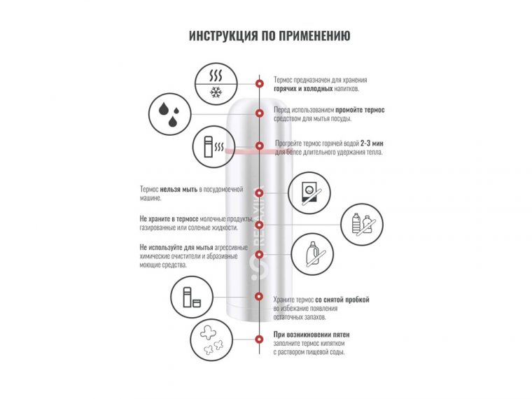 Термос Relaxika «102» 2 чашки — изображение 15