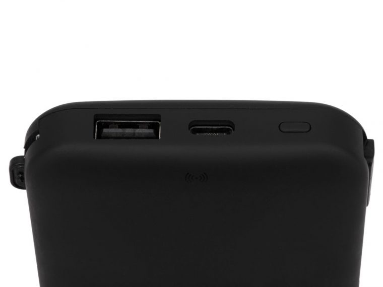 Внешний беспроводной аккумулятор с подсветкой лого «Astro», soft-touch, 10000 mAh — изображение 7