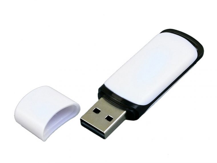 USB 2.0- флешка на 16 Гб с цветными вставками — изображение 2