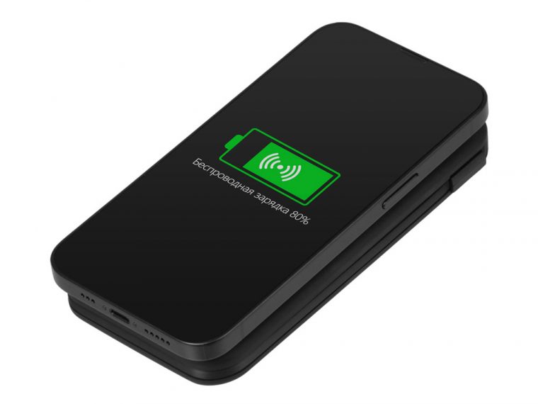 Внешний беспроводной аккумулятор с подсветкой лого «Astro», soft-touch, 10000 mAh — изображение 3
