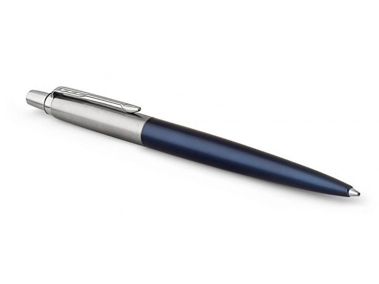 Набор из 2х ручек в подарочной коробке: Parker «Jotter Essential, Royal Blue CT и Parker Jotter Essential, St. Steel СT» — изображение 5