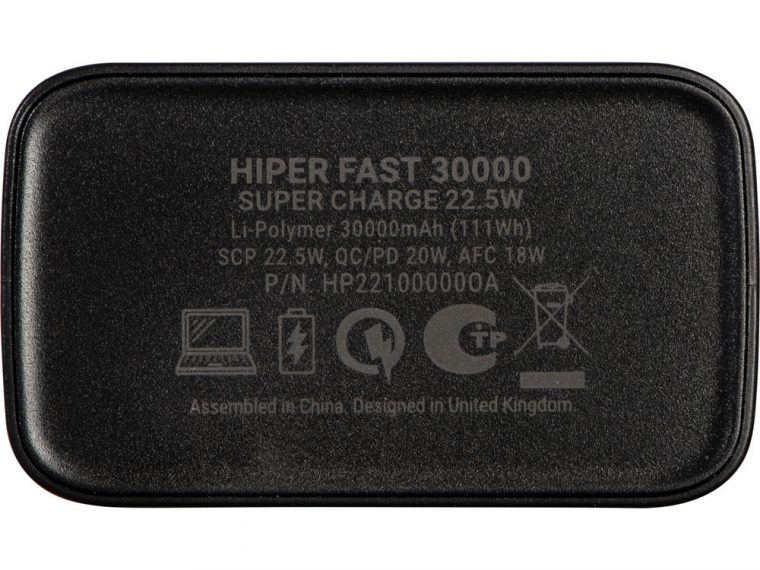 Портативный внешний аккумулятор «FAST», 30000 mAh — изображение 6