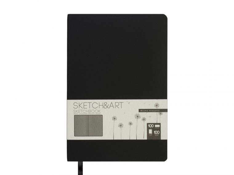 Скетчбук А5 «Sketch & Art» 100 г/м2, soft-touch — изображение 2