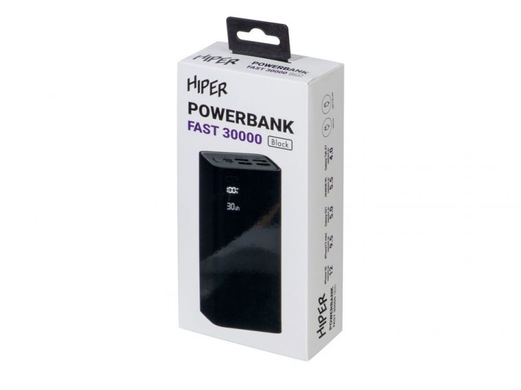 Портативный внешний аккумулятор «FAST», 30000 mAh — изображение 9