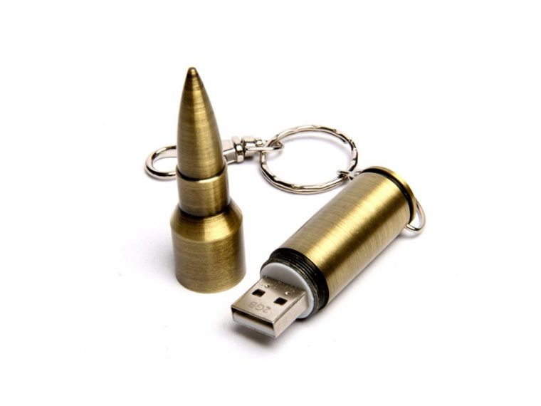 USB 2.0- флешка на 16 Гб в виде патрона от АК-47 — изображение 2