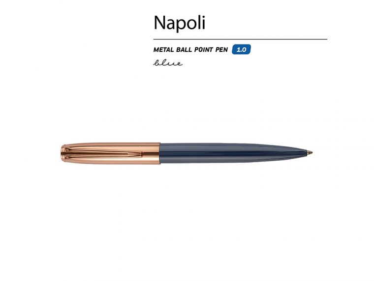 Ручка металлическая шариковая «Napoli» — изображение 2