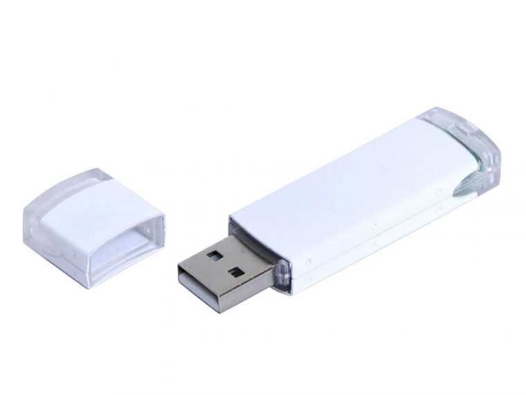 USB 2.0- флешка промо на 16 Гб прямоугольной классической формы