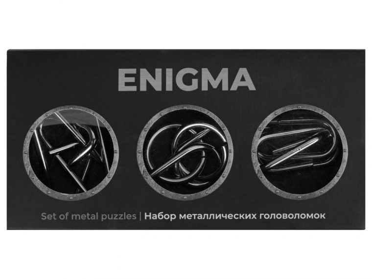 Набор из 3 металлических головоломок в мешочках «Enigma» — изображение 5