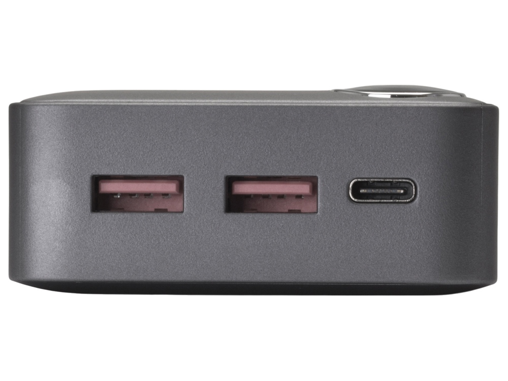 Внешний аккумулятор «Mild Pro» c быстрой зарядкой QC/PD, металлик soft-touch, 20 000 mAh — изображение 6