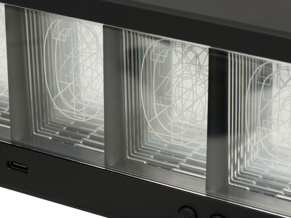 Часы с LED-подсветкой и беспроводной зарядкой «Cyber», 10 Вт — изображение 8