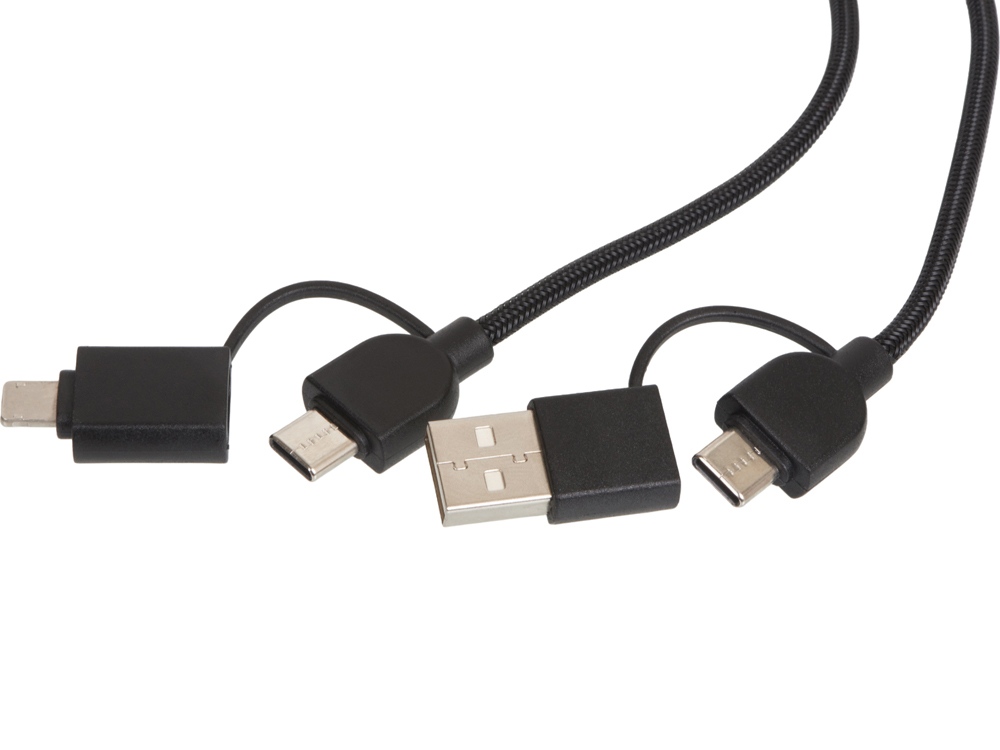 Универсальный зарядный кабель из переработанных ПЭТ и ТПЕ «Acalypha», быстрая зарядка 25 Вт — изображение 2