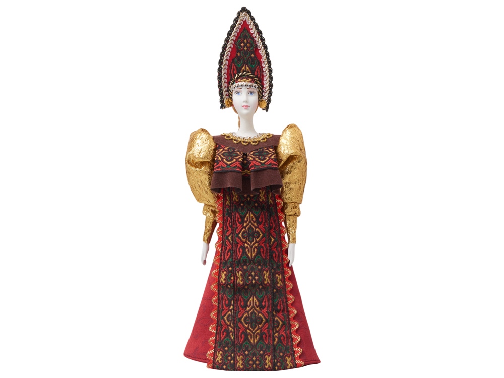 Подарочный набор: кукла фарфоровая, чай "Малина с мятой" — изображение 13