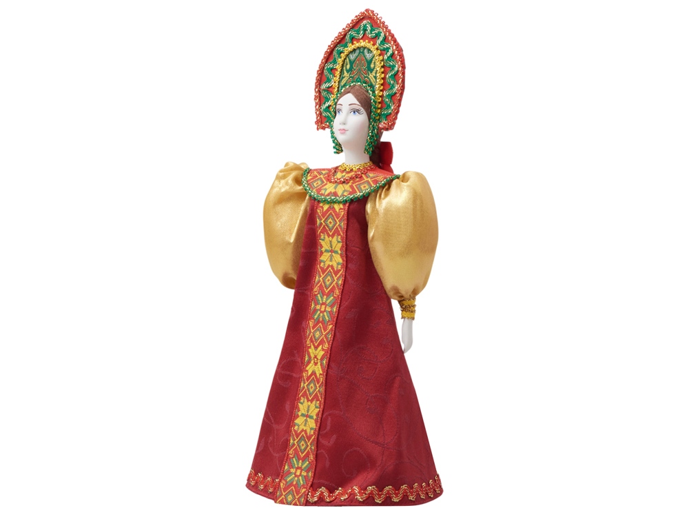 Подарочный набор: кукла фарфоровая, чай "Малина с мятой" — изображение 8