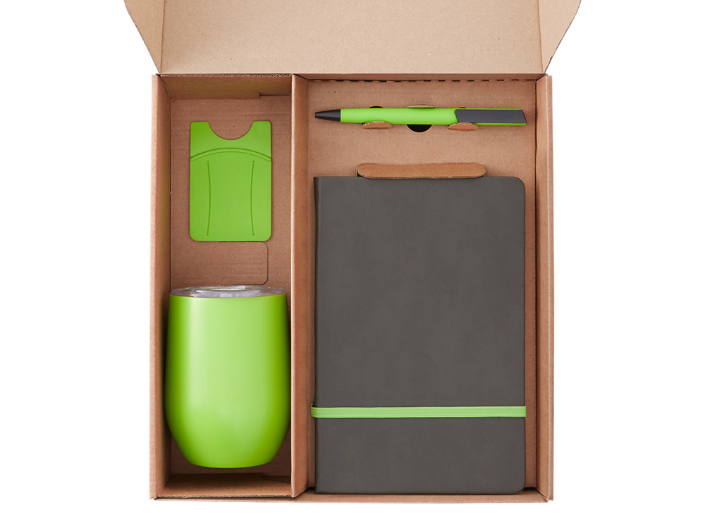 Набор «Refreshment» с термокружкой, блокнотом, ручкой и ланчбоксом — изображение 2