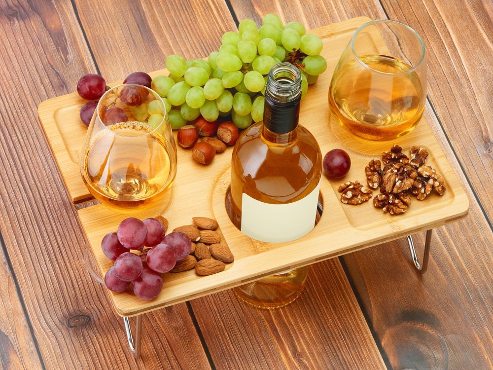 Набор для пикника Fabar сумка-холодильник и бамбуковый столик на ножках — изображение 3