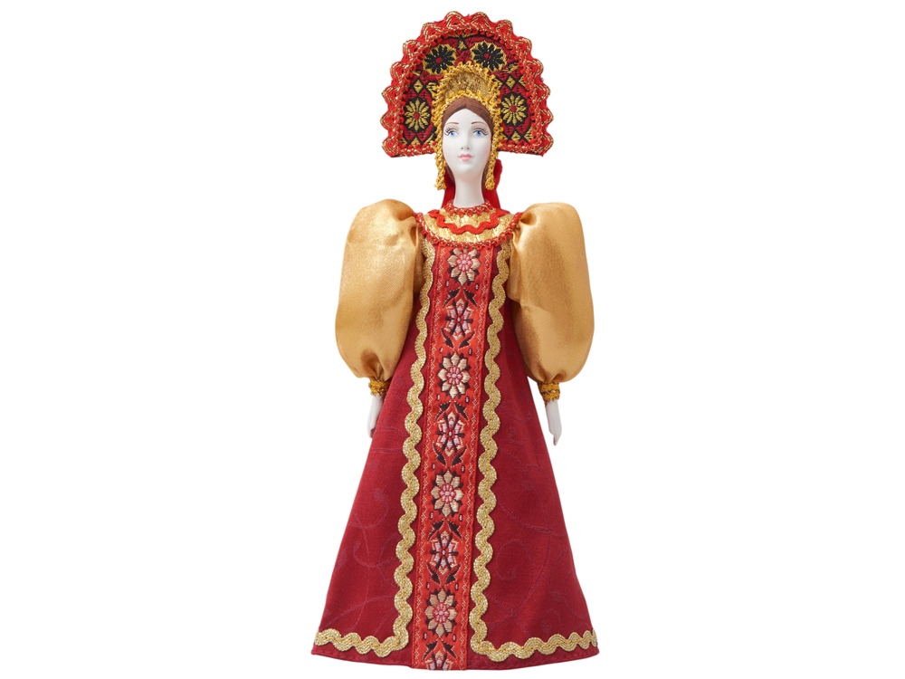 Подарочный набор: кукла фарфоровая, чай "Малина с мятой" — изображение 16