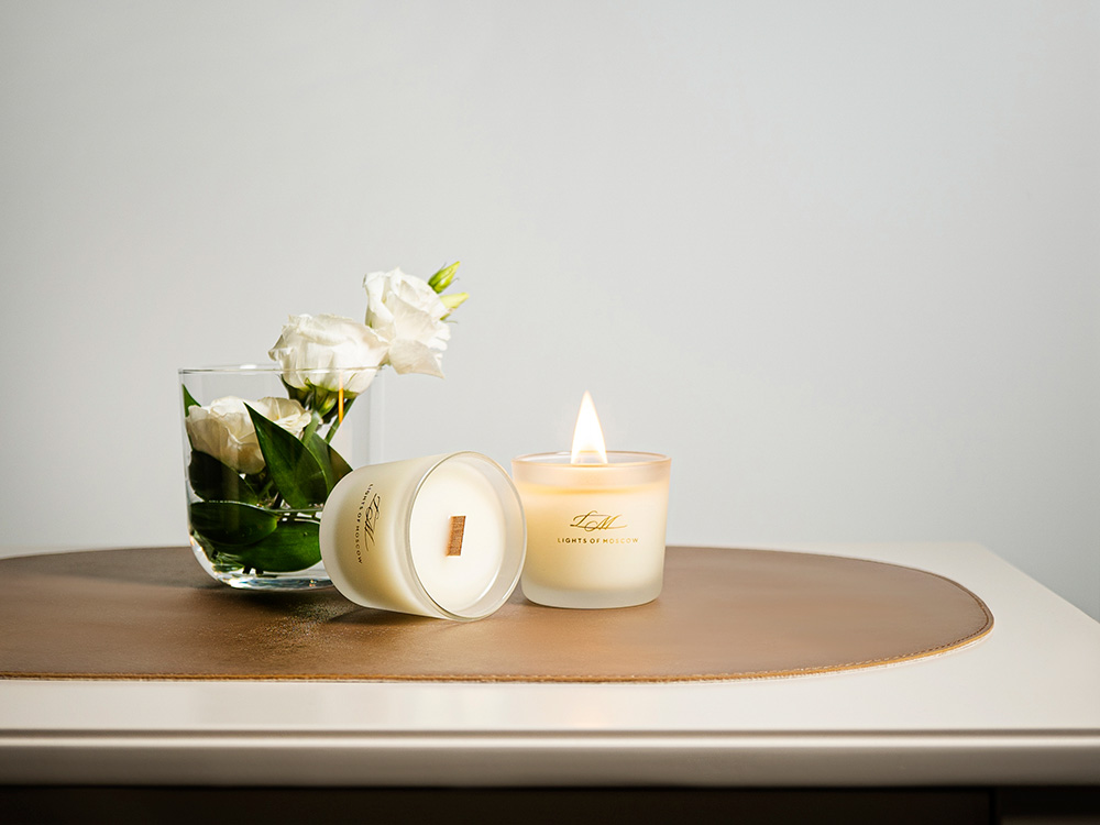 Набор для создания 2-х ароматических свечей: амбра и табак/маракуйя, сандал и пачули — изображение 8