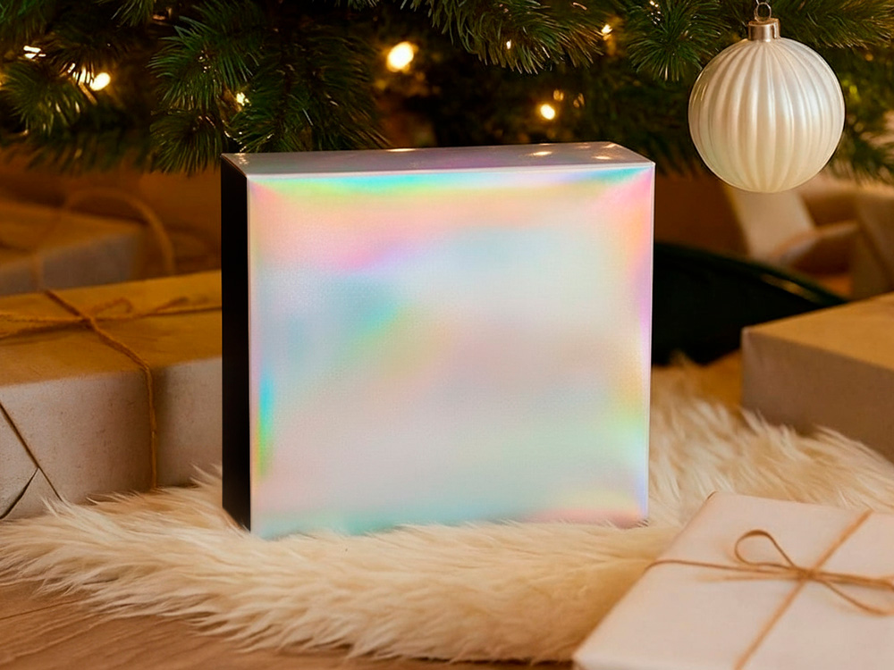 Подарочная коробка с голографическим шубером «Aurora», L — изображение 6