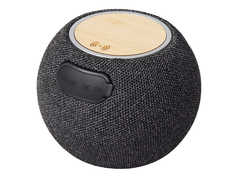 Портативная колонка с беспроводной зарядкой «Ареа», 5 Вт — изображение 2