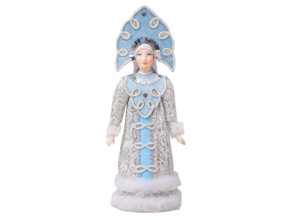 Подарочный набор: кукла фарфоровая, плед флисовый — изображение 2