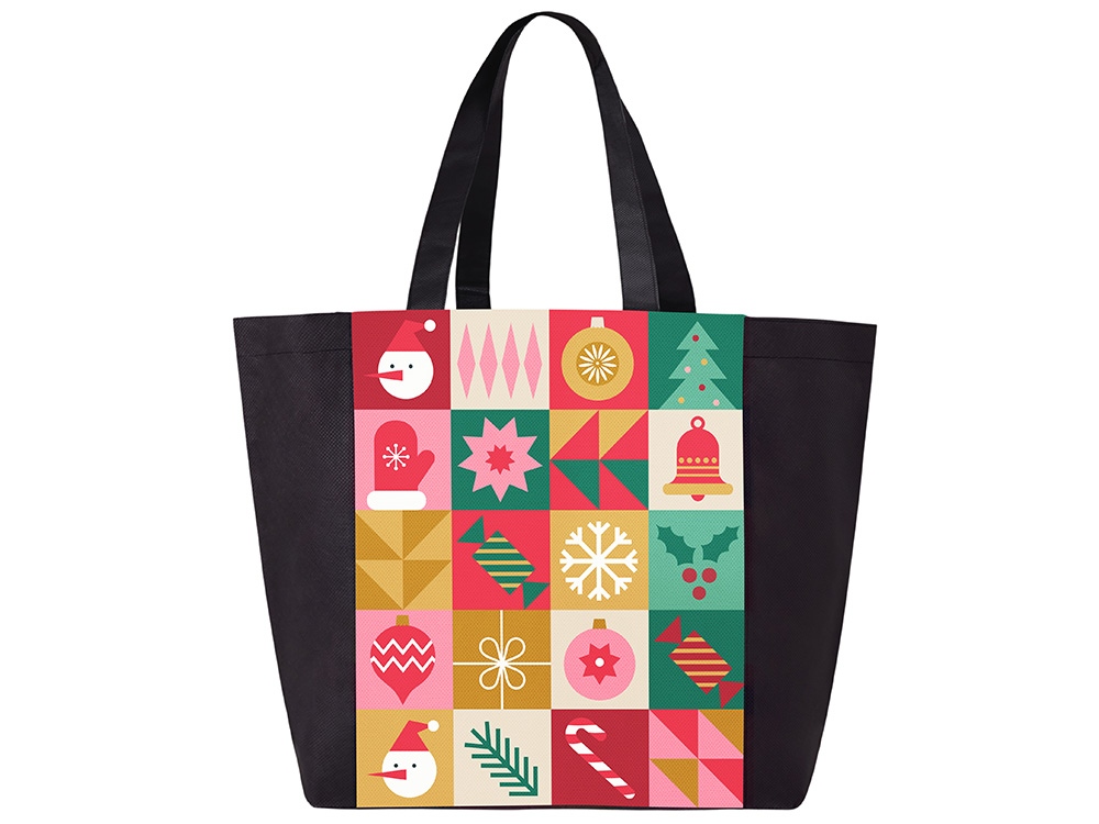 Сумка для шопинга с донной складкой и ручкой из нетканого PET материала — изображение 2