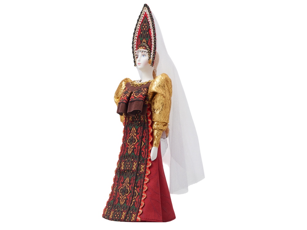 Подарочный набор: кукла фарфоровая, чай "Малина с мятой" — изображение 14