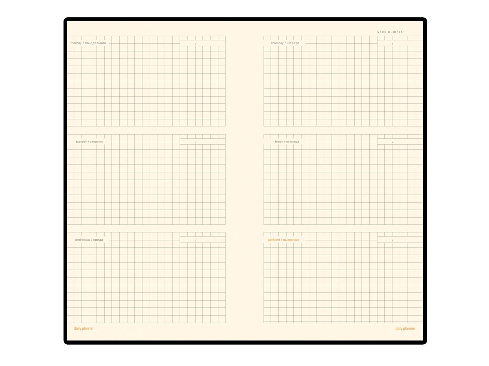 Еженедельник недатированный А6 «Metropol» — изображение 2