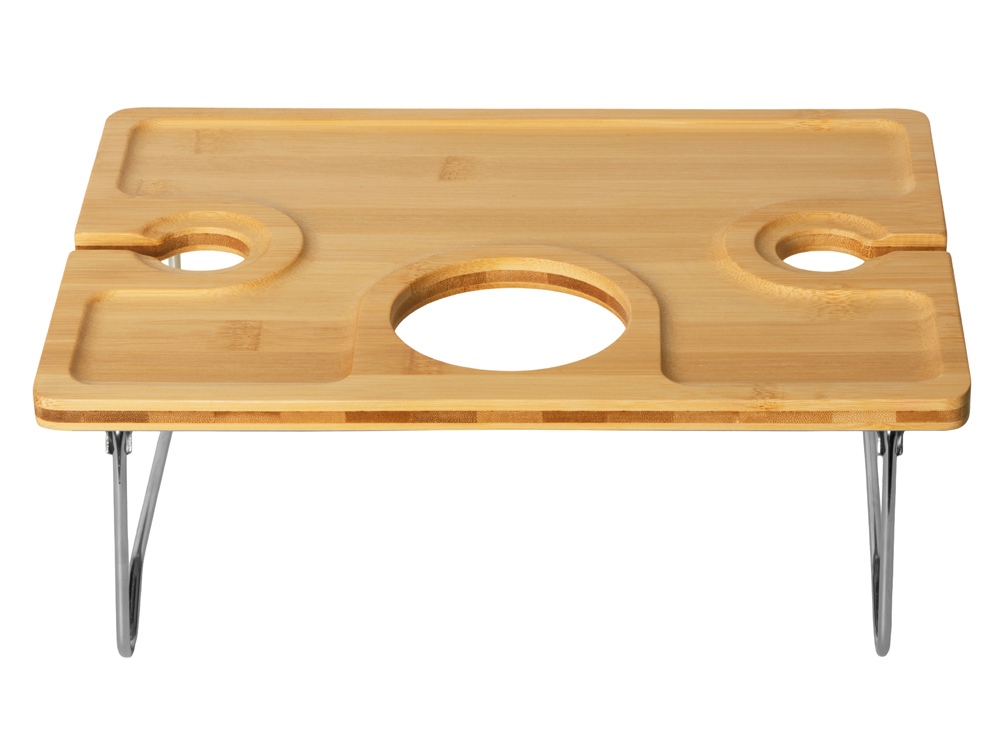 Набор для пикника Fabar сумка-холодильник и бамбуковый столик на ножках — изображение 2