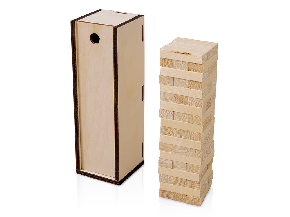 Настольная игра из дерева «Башня» в деревянной коробке
