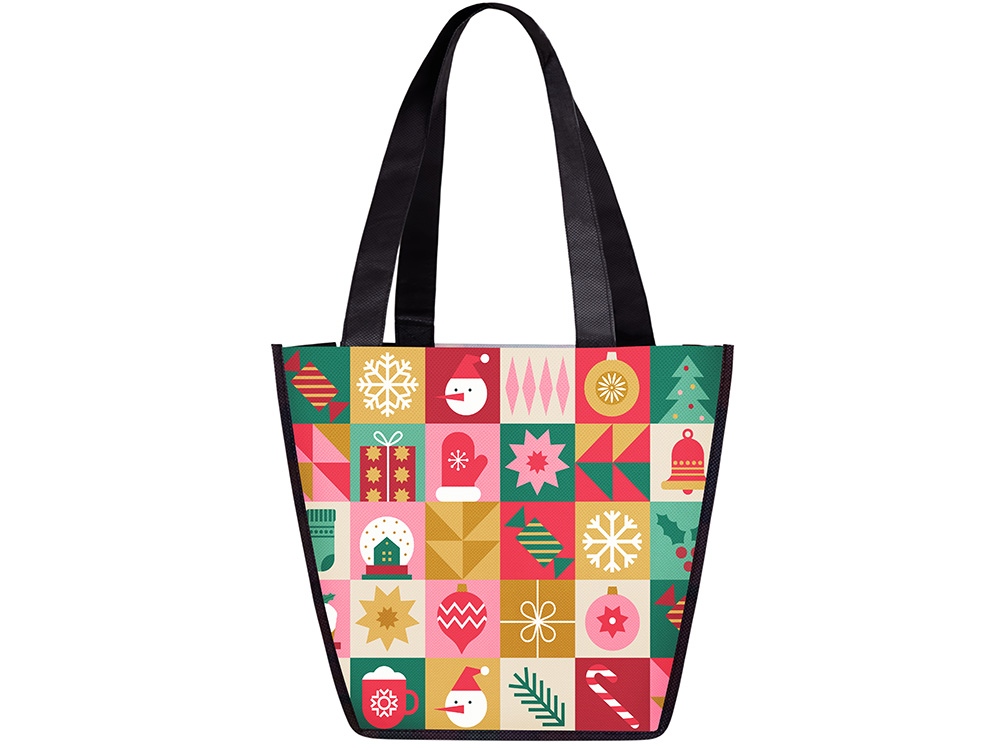 Сумка для шопинга с донной складкой и ручкой из нетканого PET материала — изображение 2