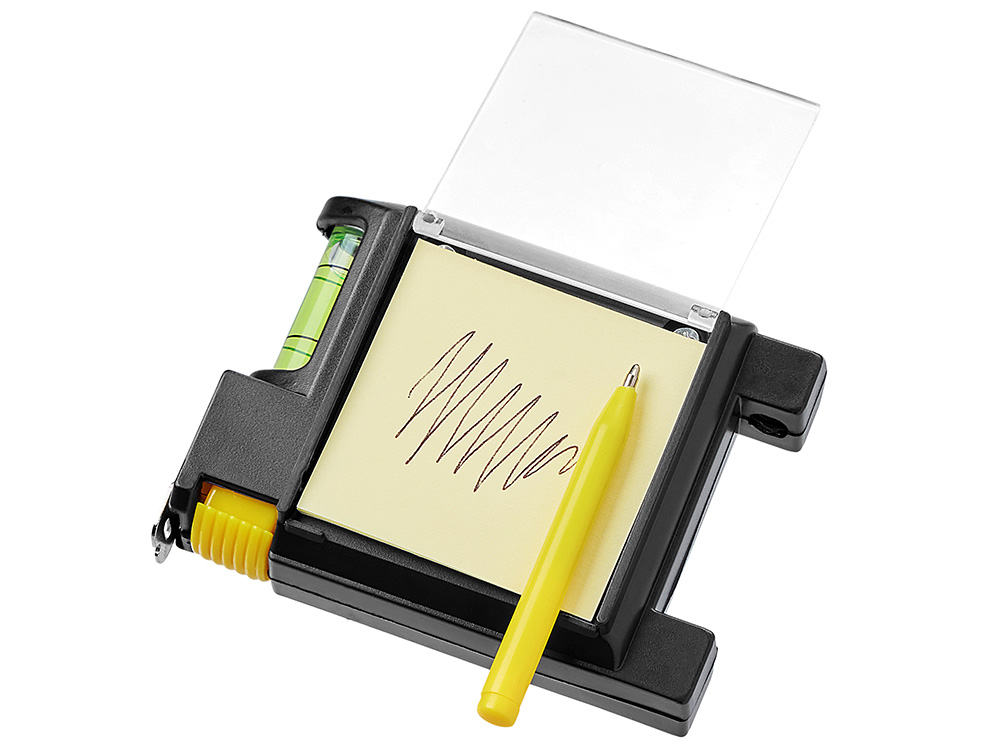 Рулетка на 2 м с уровнем и блоком для записей «Nerd» — изображение 9