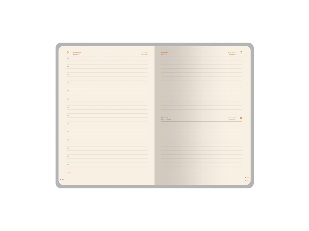 Ежедневник А5 датированный «Boston» на 2026 год — изображение 11