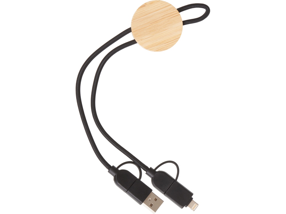 Универсальный зарядный кабель из переработанных ПЭТ и ТПЕ «Acalypha», быстрая зарядка 25 Вт — изображение 4