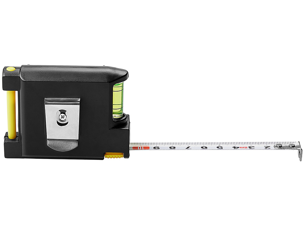 Рулетка на 2 м с уровнем и блоком для записей «Nerd» — изображение 4
