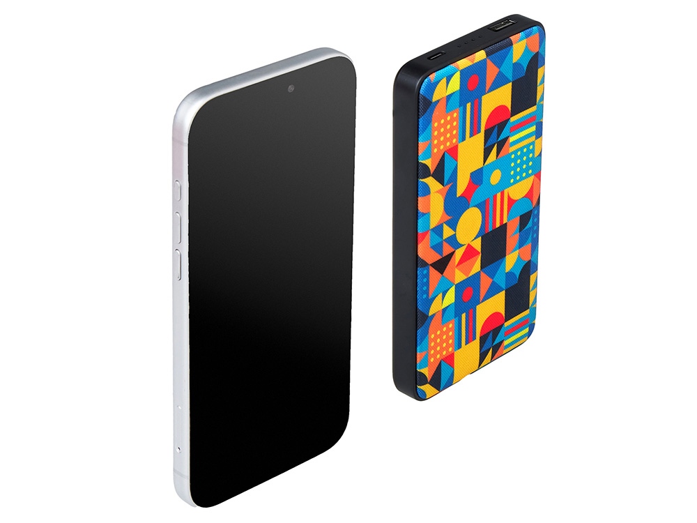 Портативное зарядное устройство с возможностью полноцветной печати на ткани по индивидуальному дизайну клиента — изображение 10